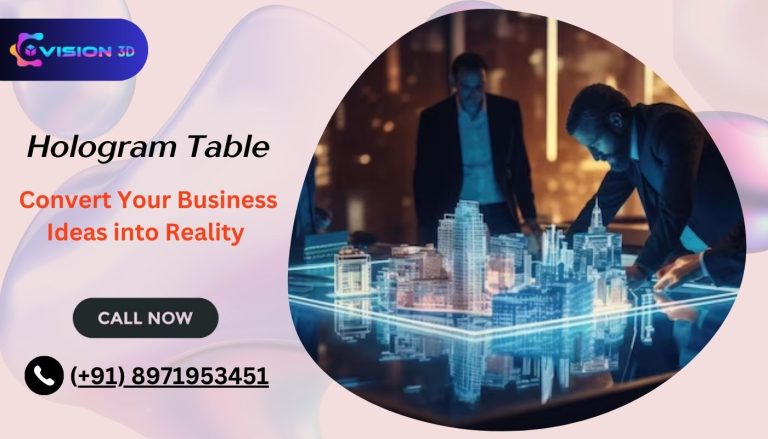 Homogram Desk Upgrade Your Business with a Cutting-Edge Hologram Table