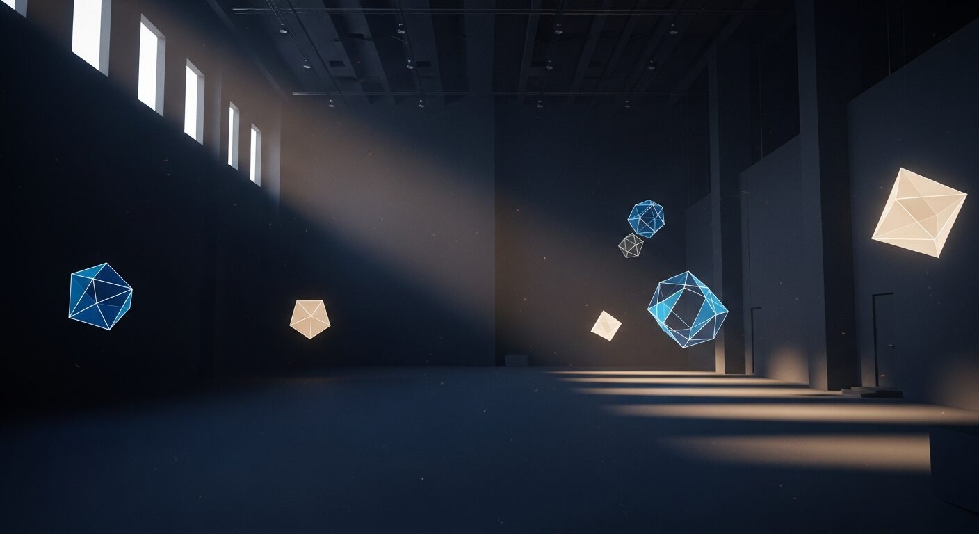 Immersive digital environment with spatial projections